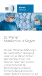 Mobile Screenshot of marienkrankenhaus.com